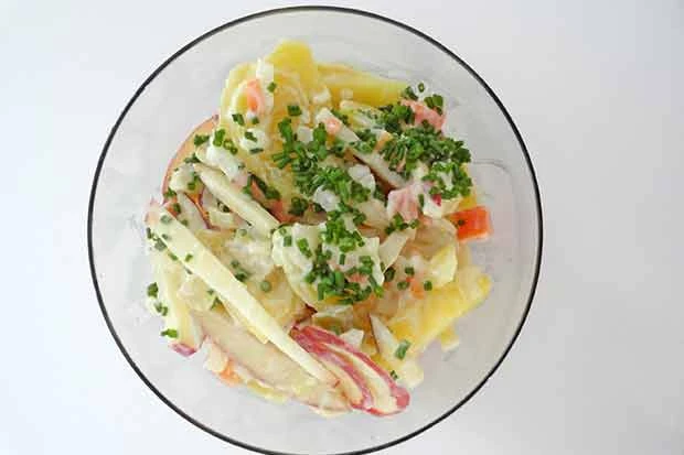Erd&auml;pfel-Apfel-Mayonnaisesalat