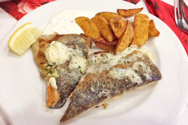 Mariniertes-gegrilltes Zanderfilet