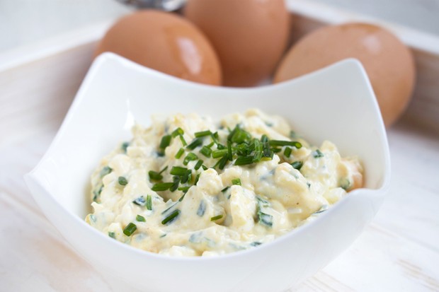 Schnittlauch-Eier-Dip