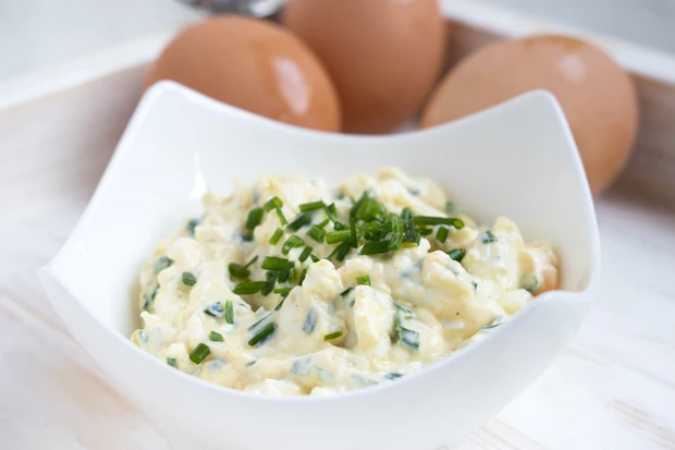Schnittlauch-Eier-Dip