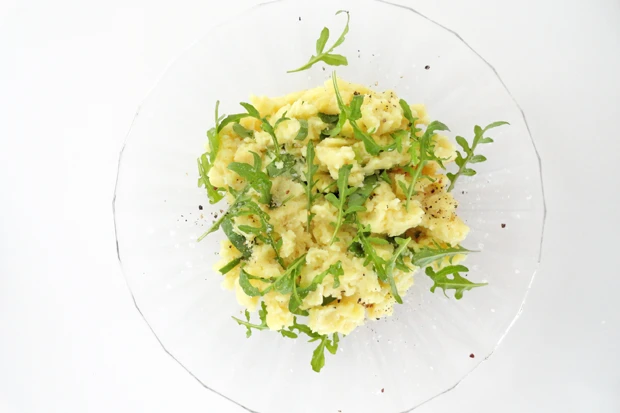 Erdäpfel-Rucola-Stampf