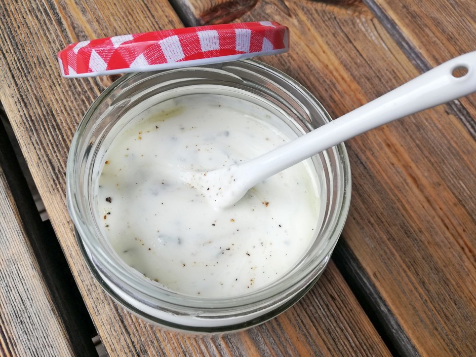 Joghurtsauce mit Minze