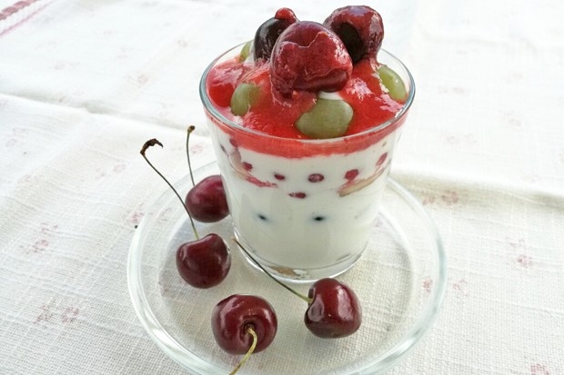 Obst im Glas