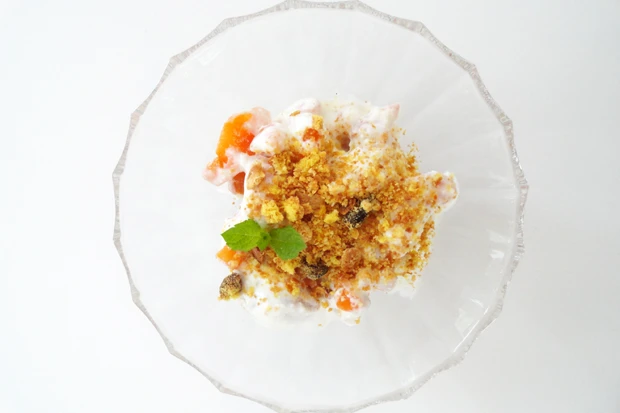 Schnelles Marillendessert