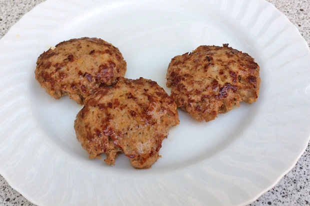 Gebratene Burger-Laibchen