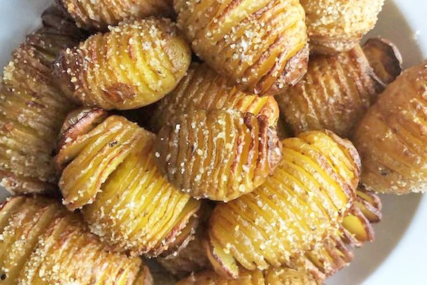 Schwedische Fächerkartoffel (Hasselbackpotatis)