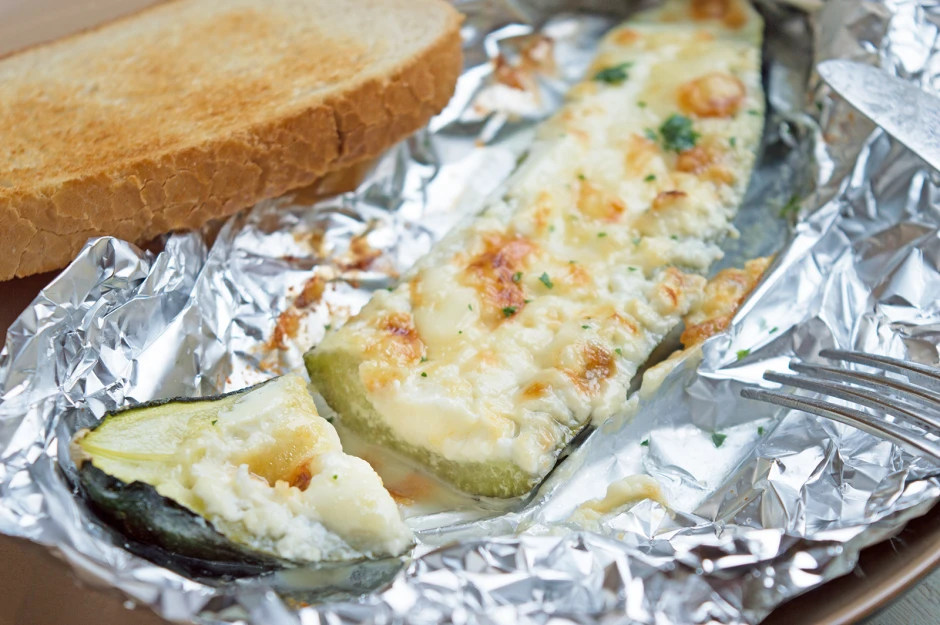 Feta-Zucchini vom Grill