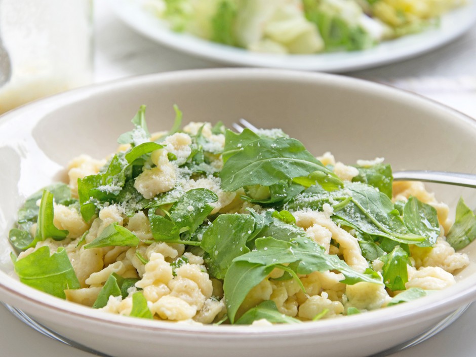 Rucola-Spätzle