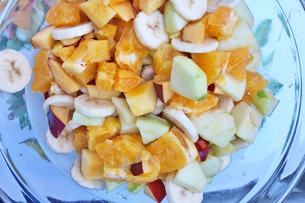 Exotischer Obstsalat mit Rum