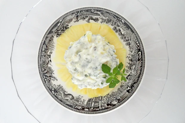 Gorgonzolaaufstrich mit Ananas
