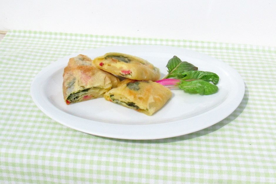 Mangoldstrudel mit Feta
