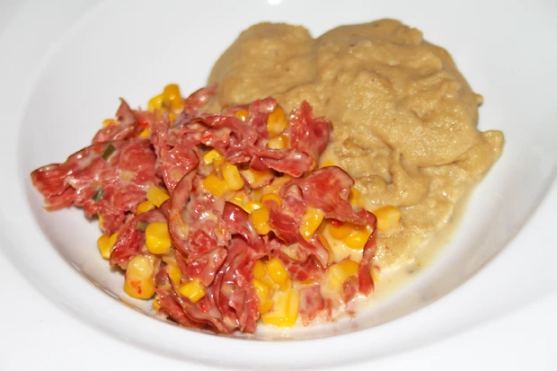 Schinken - Mais - Käse - Sauce