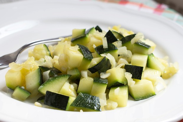 Zucchinigemüse mit Ingwer - Rezept