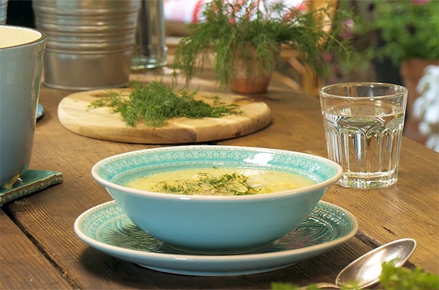 Schwedische Sommersuppe