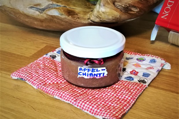 Apfel-Rotwein-Marmelade