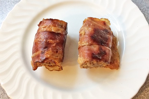 Faschiertes im Speckmantel