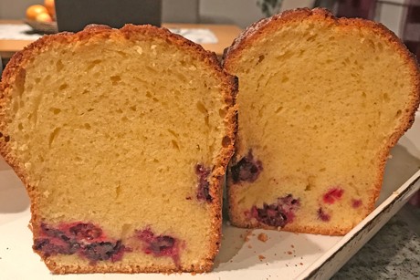 Brombeerkuchen mit Amarula