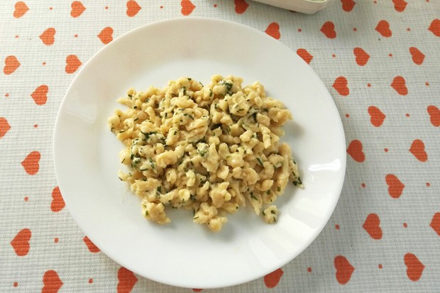 Käsespätzle mit Bergkäse