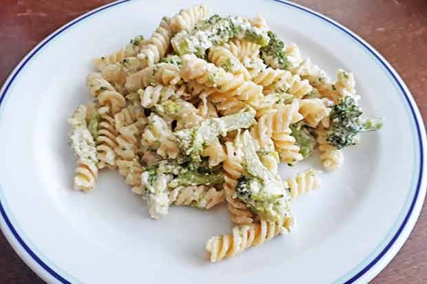 Penne in Brokkoli-K&auml;sesauce