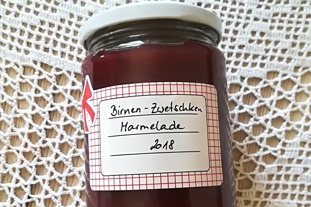 Birnen-Zwetschken-Marmelade