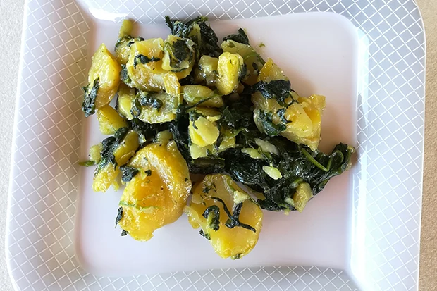 Spinat-Kartoffel-Pfanne