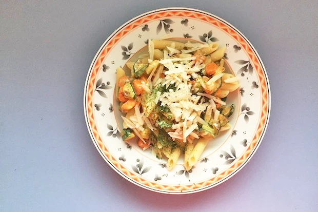 Penne mit Gartengem&uuml;se