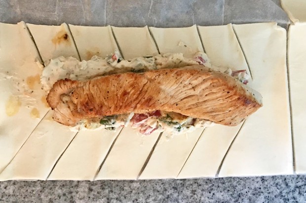 Brunch-Putenfilet in Blätterteig