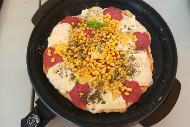 Partypfannen-Pizza