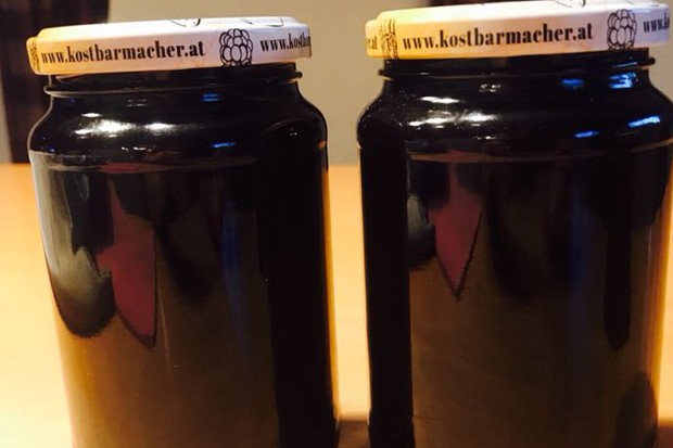 Rote Trauben Marmelade