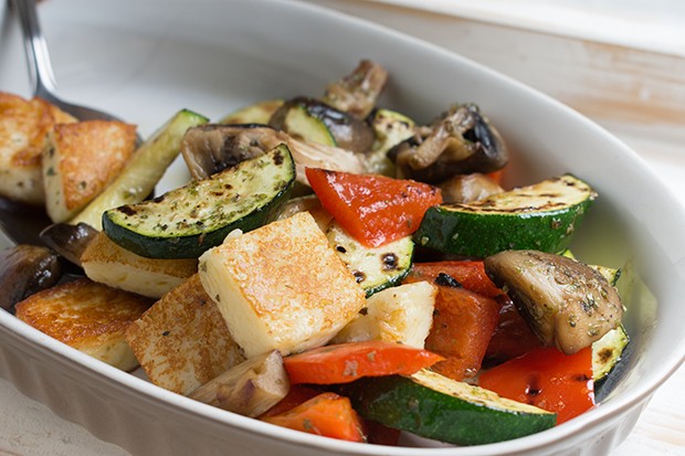 Hot Healthy Fast Veggie Bowl