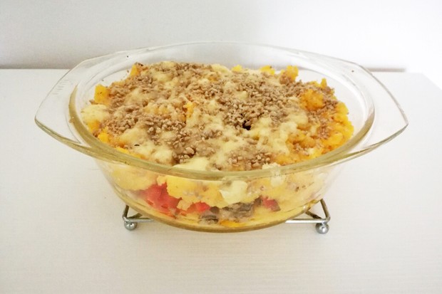 Polenta mit Sardinen