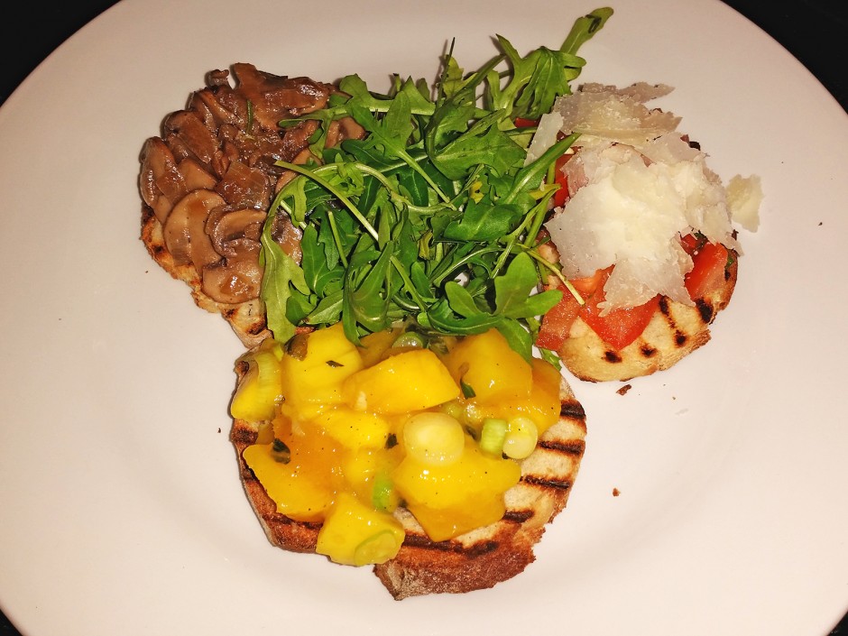 Bruschetta mit Pilzen
