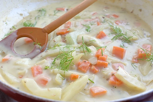 Fenchelgem&uuml;se mit Sesam