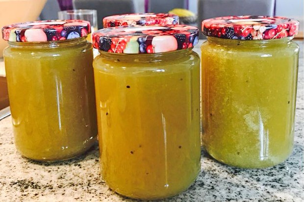 Trauben Kiwi Marmelade