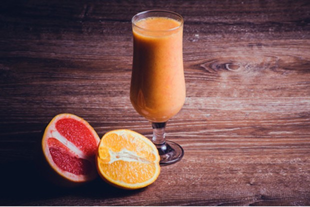 Orangen-Buttermilch-Shake