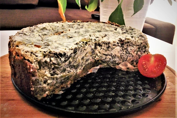 Herzhafter Spinatkuchen