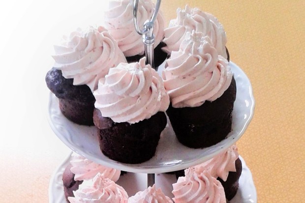Himbeer-Schoko-Cupcakes