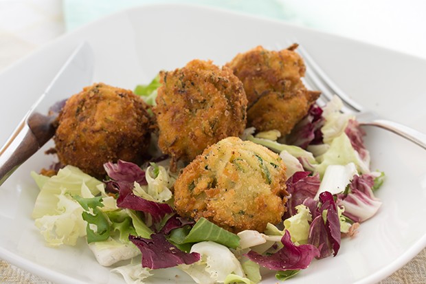 Käse-Zucchini-Bällchen