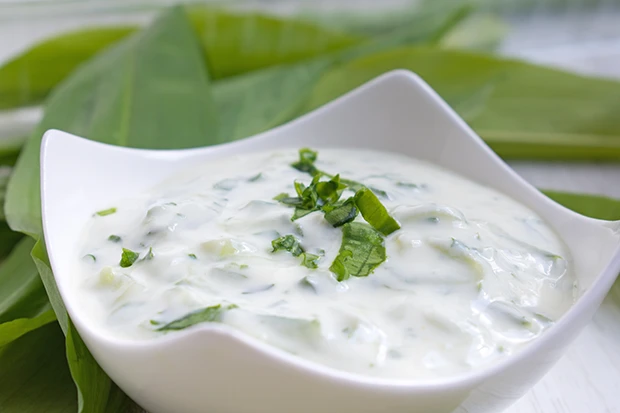 B&auml;rlauch-Gurken-Sauce
