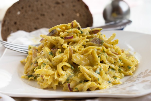 Kohlrabi-Curry-Salat