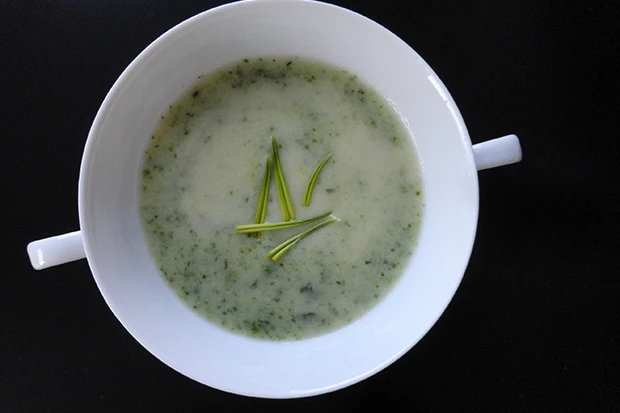 Kartoffelsuppe mit Bärlauch