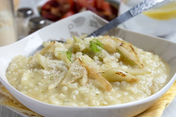 Fenchel-K&auml;se-Risotto