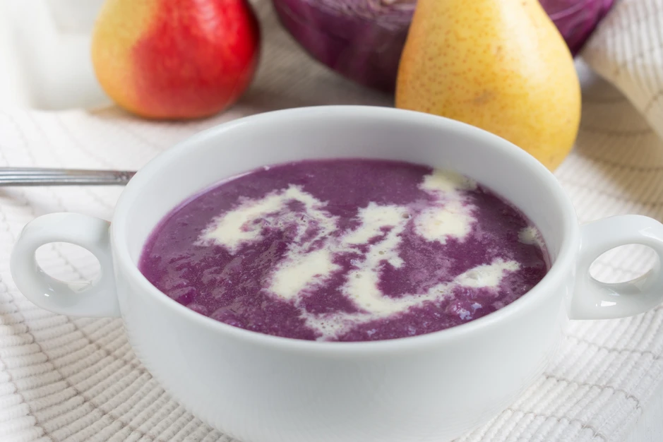 Krautsuppe mit Birnen