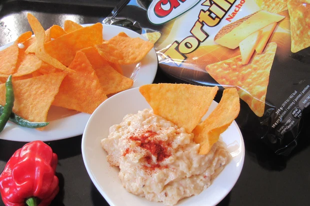 Mexikanisch-Bayrischer Snack - Obatzta mit Chio Tortillas