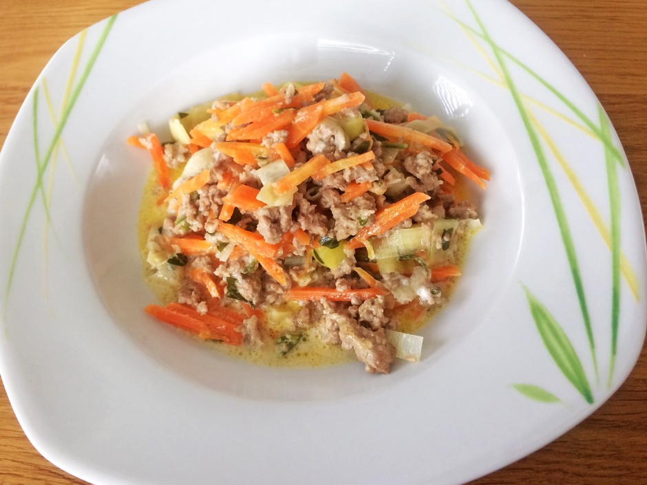 Lauch-Pfanne