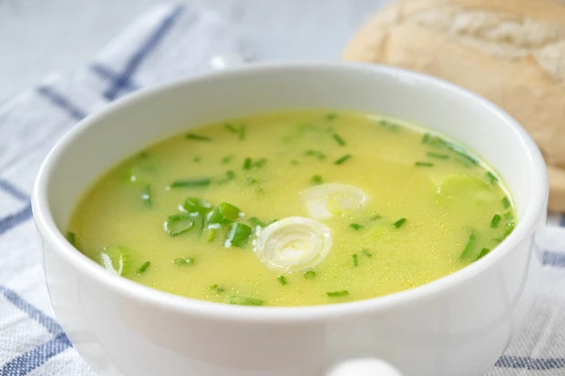 Kohlrabi-Lauch-Suppe