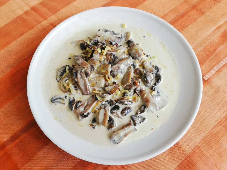Pilzgulasch mit Curry