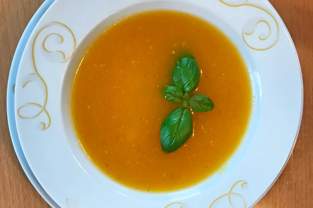 Karotten-S&uuml;sskartoffel Suppe