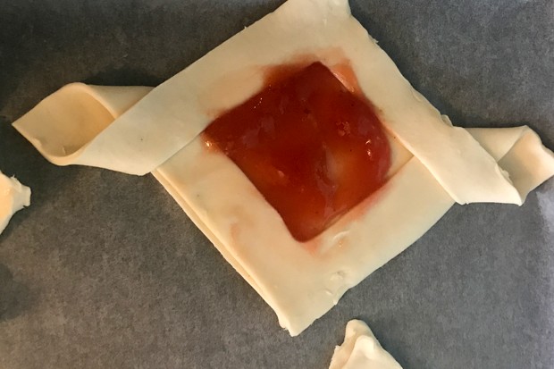Blätterteigecke