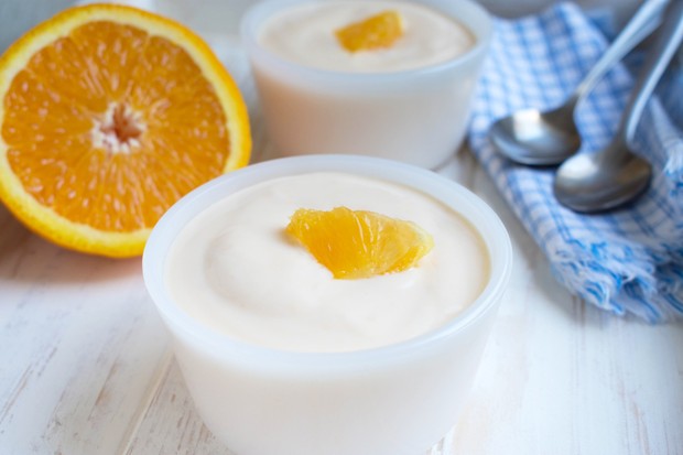 Orangen-Topfen-Dessert